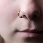 Nose piercing