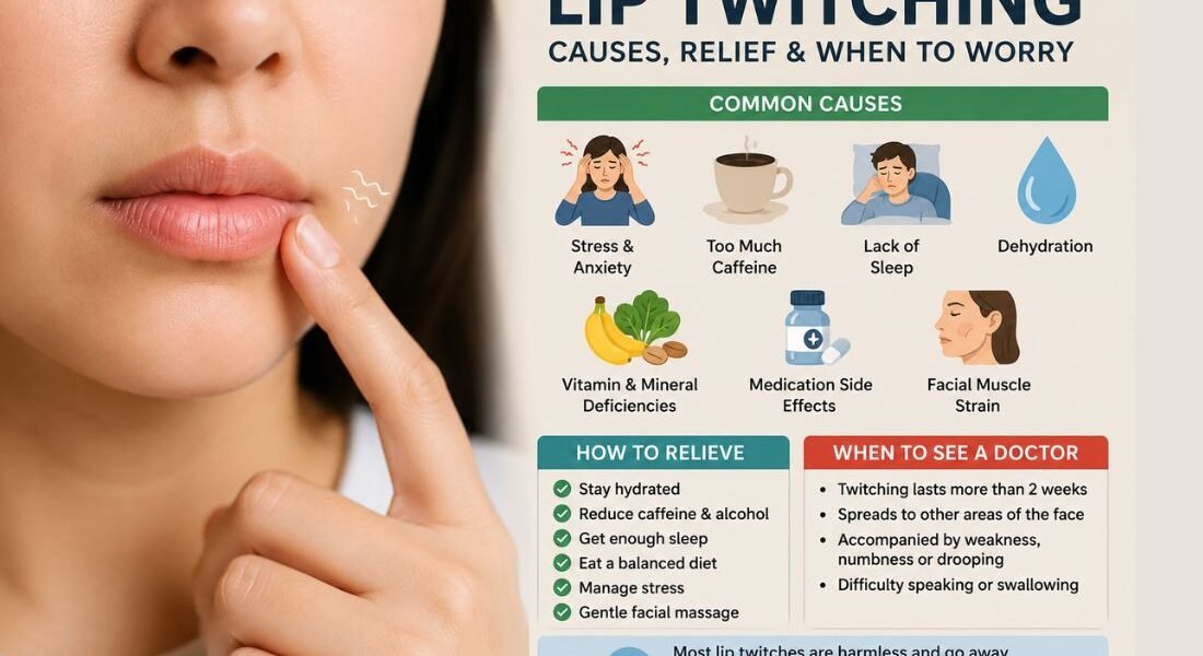 How to Stop Lip Twitching