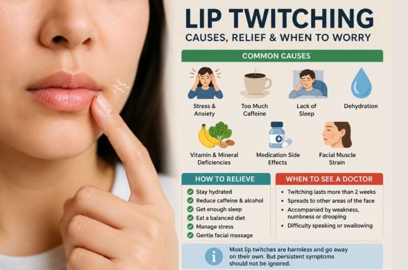 How to Stop Lip Twitching