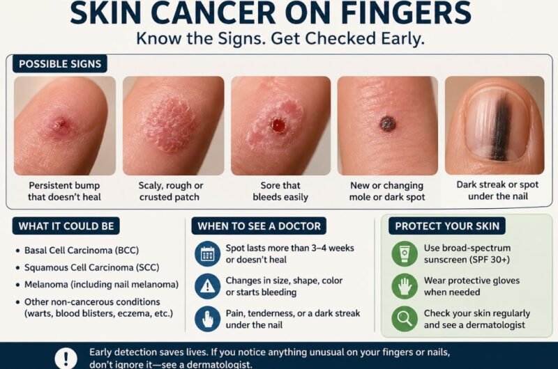 Skin Cancer on Fingers - Healthfolksdaily